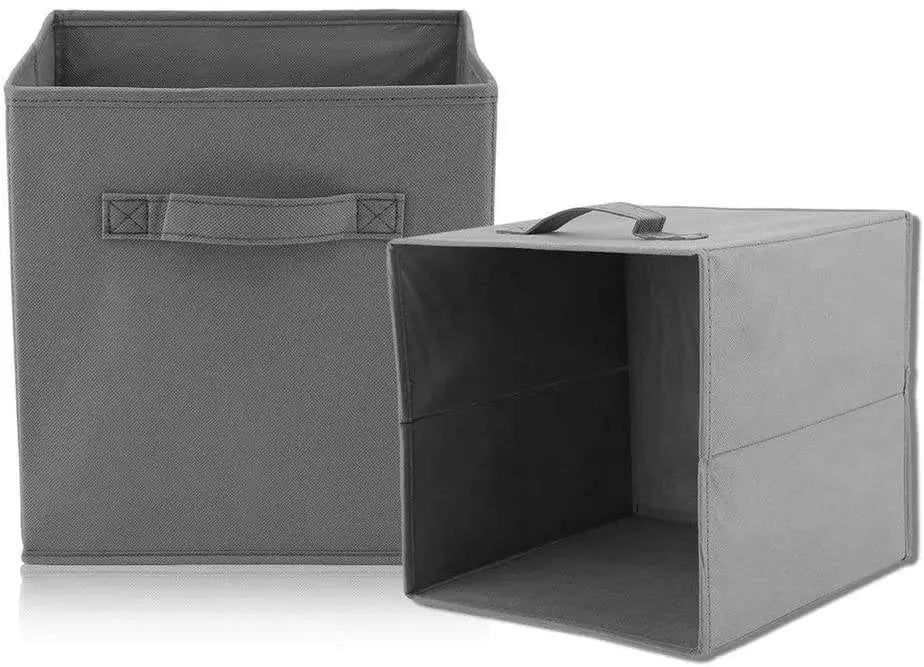 Foldable Fabric Storage Box with Handle Scrollcart Qatar 