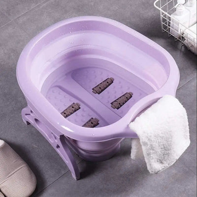 Foldable Foot Spa Basin Portable Pedicure Bucket Qatar