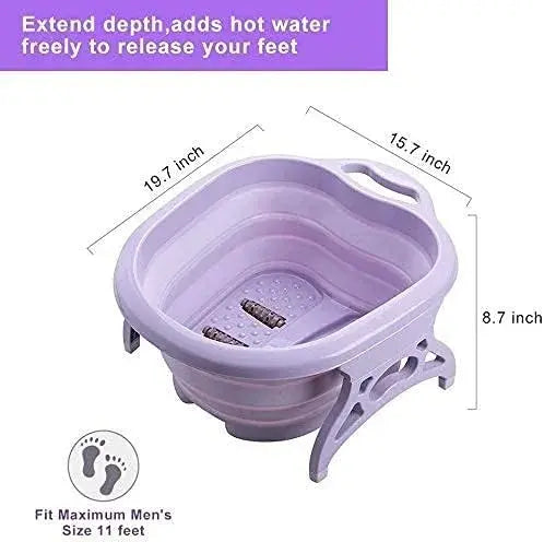 Foldable Foot Spa Basin Portable Pedicure Bucket Qatar