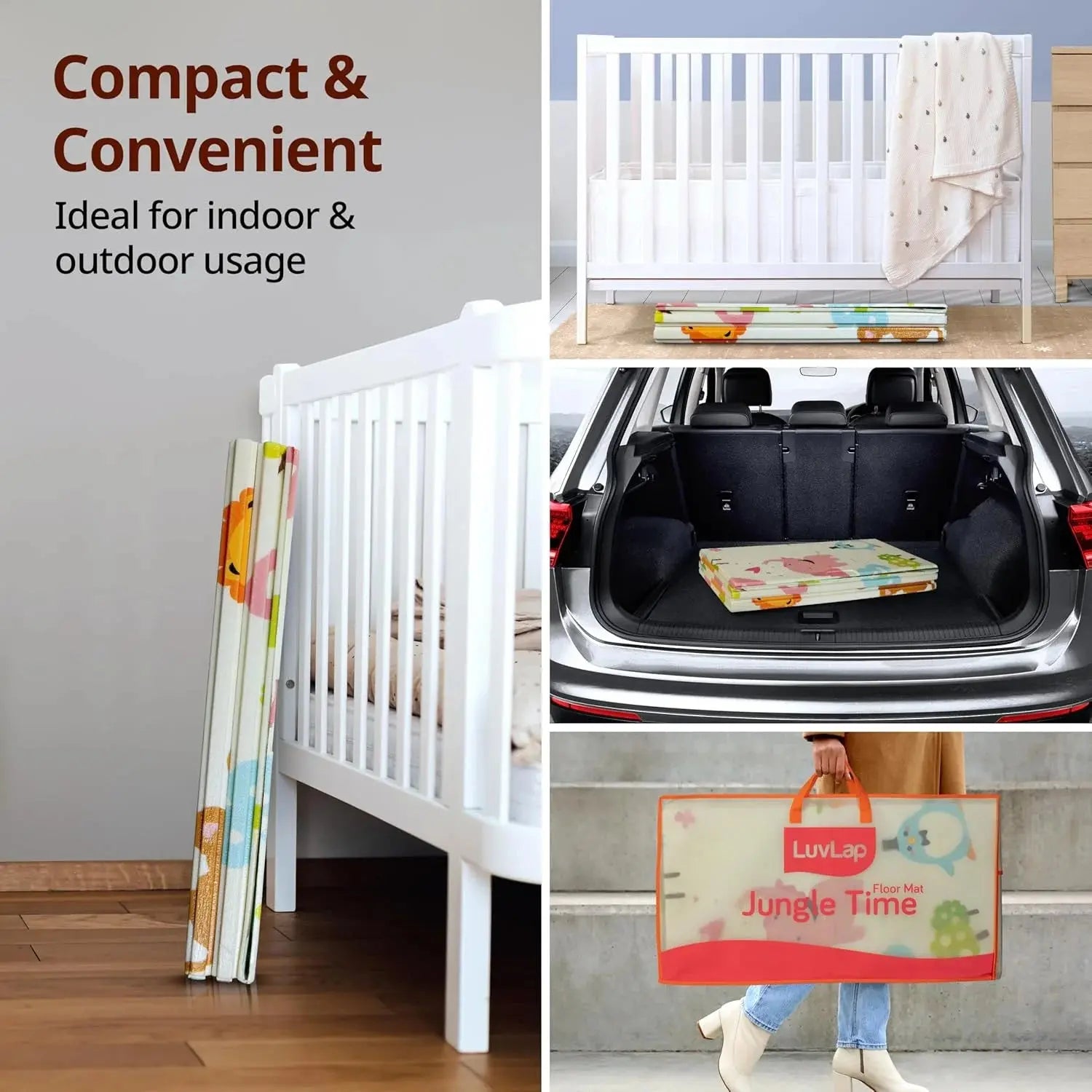 Foldable Waterproof Baby Floor Play Mat Scrollcart Qatar 