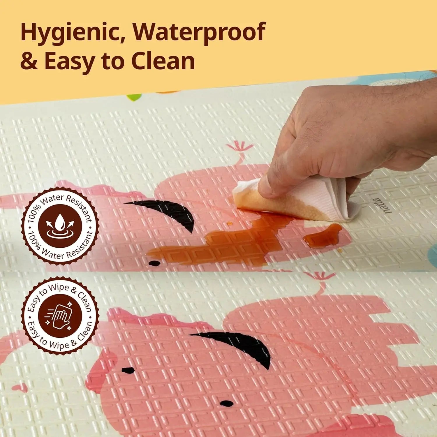 Foldable Waterproof Baby Floor Play Mat Scrollcart Qatar 