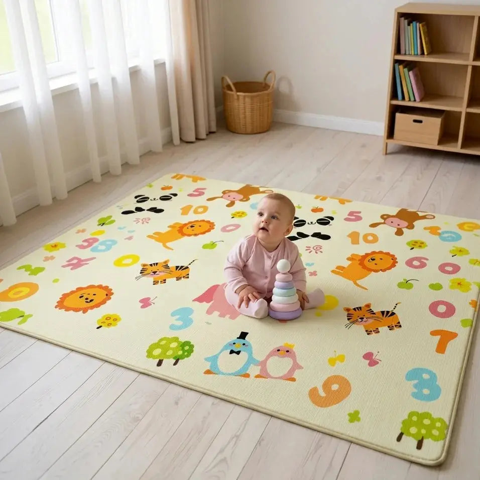 Foldable Waterproof Baby Floor Play Mat Scrollcart Qatar 