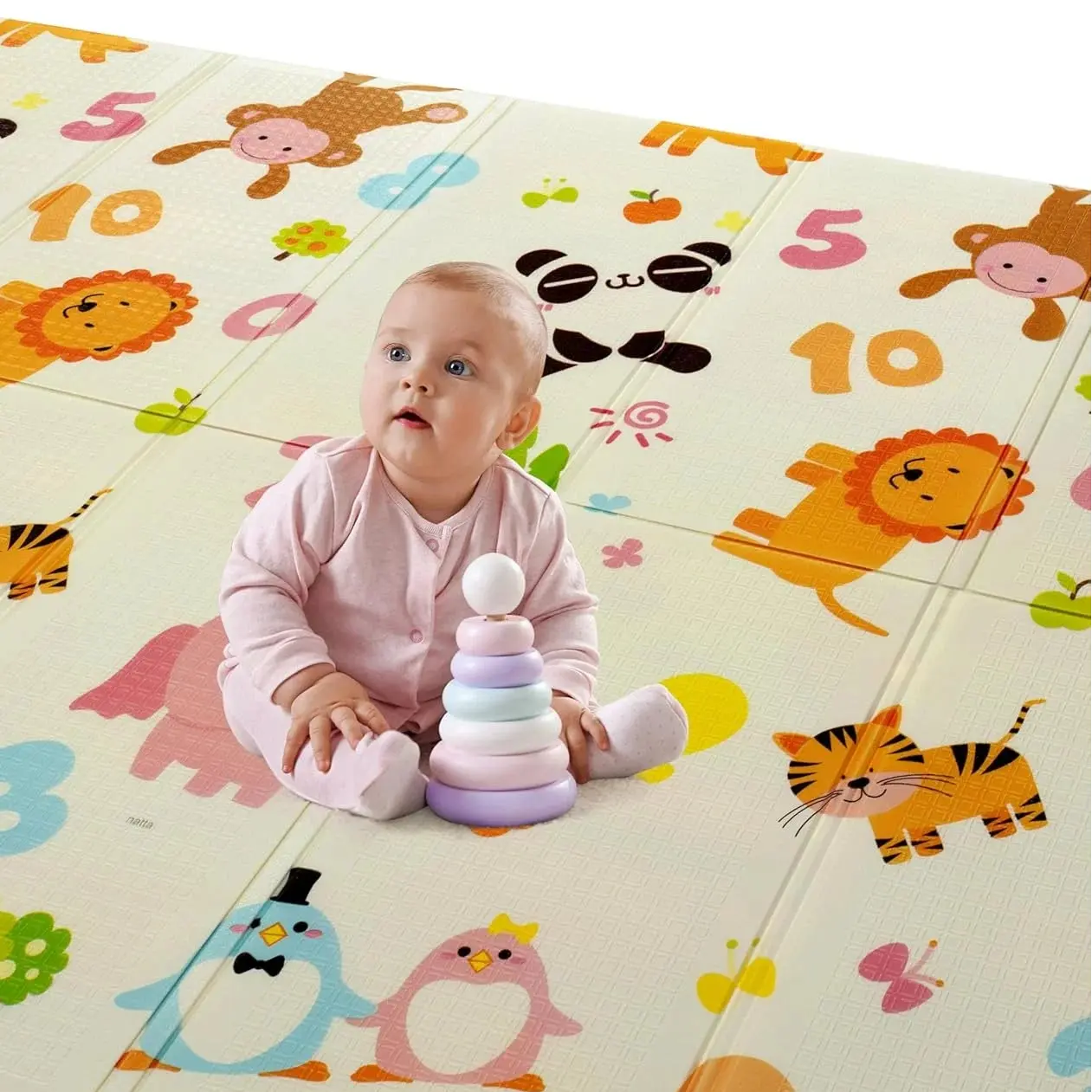 Foldable Waterproof Baby Floor Play Mat Scrollcart Qatar 