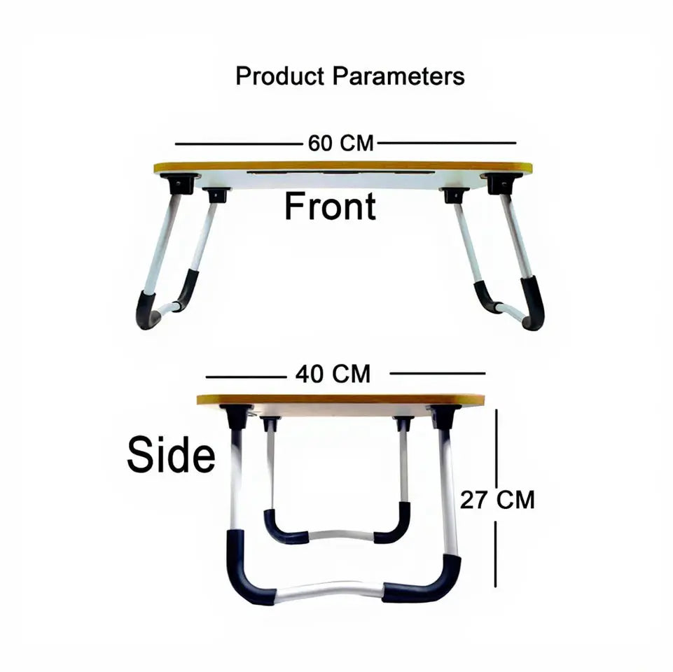 Foldable Wooden Laptop Bed Table Scrollcart Qatar 