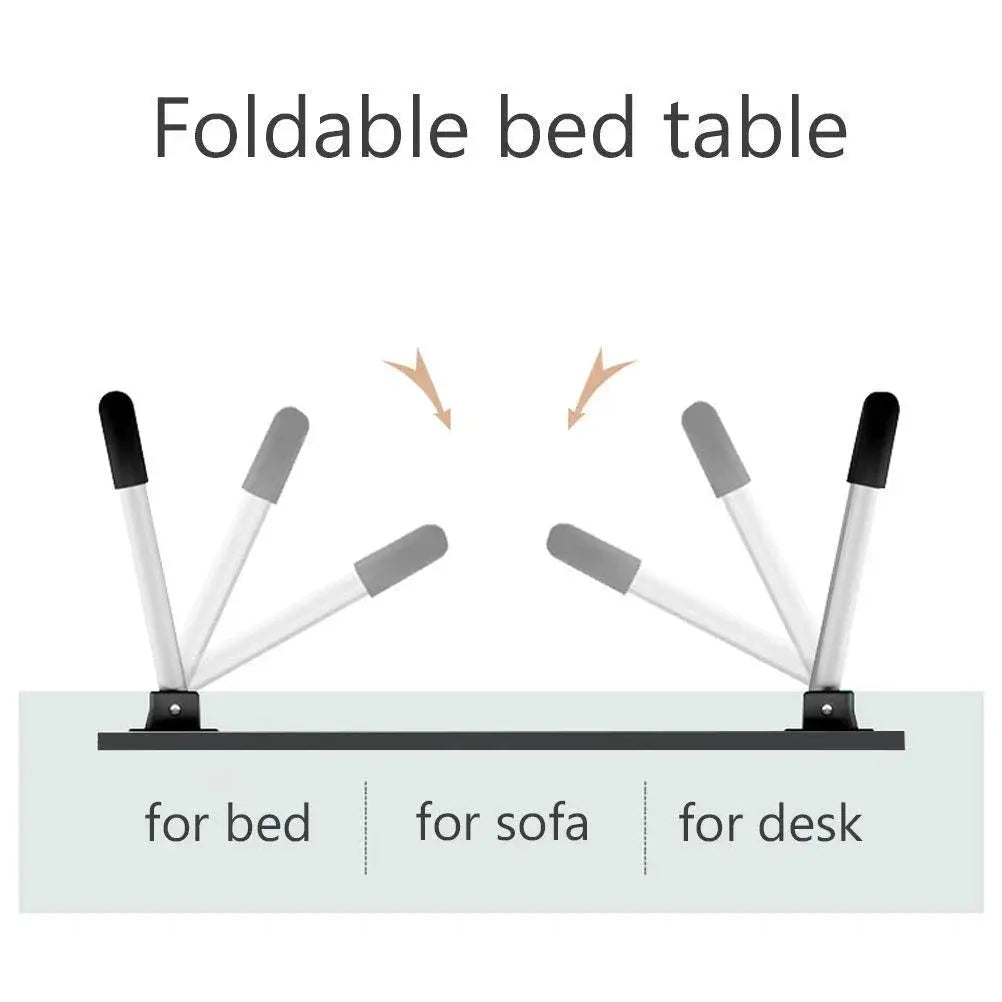 Foldable Wooden Laptop Bed Table Scrollcart Qatar 