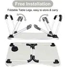 Foldable Wooden Laptop Table with USB Portable Study Desk Scrollcart Qatar 