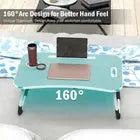 Foldable Wooden Laptop Table with USB Portable Study Desk Scrollcart Qatar 
