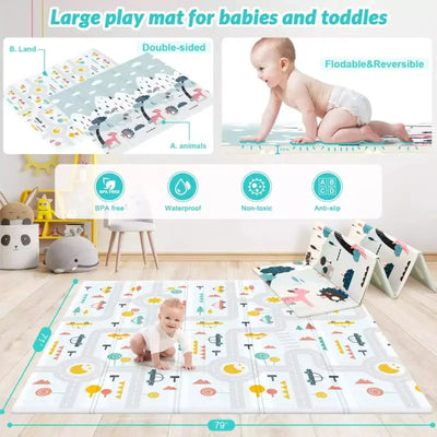 Foldable_Baby_Crawling_Play_Mat_- Baby Crawling Image