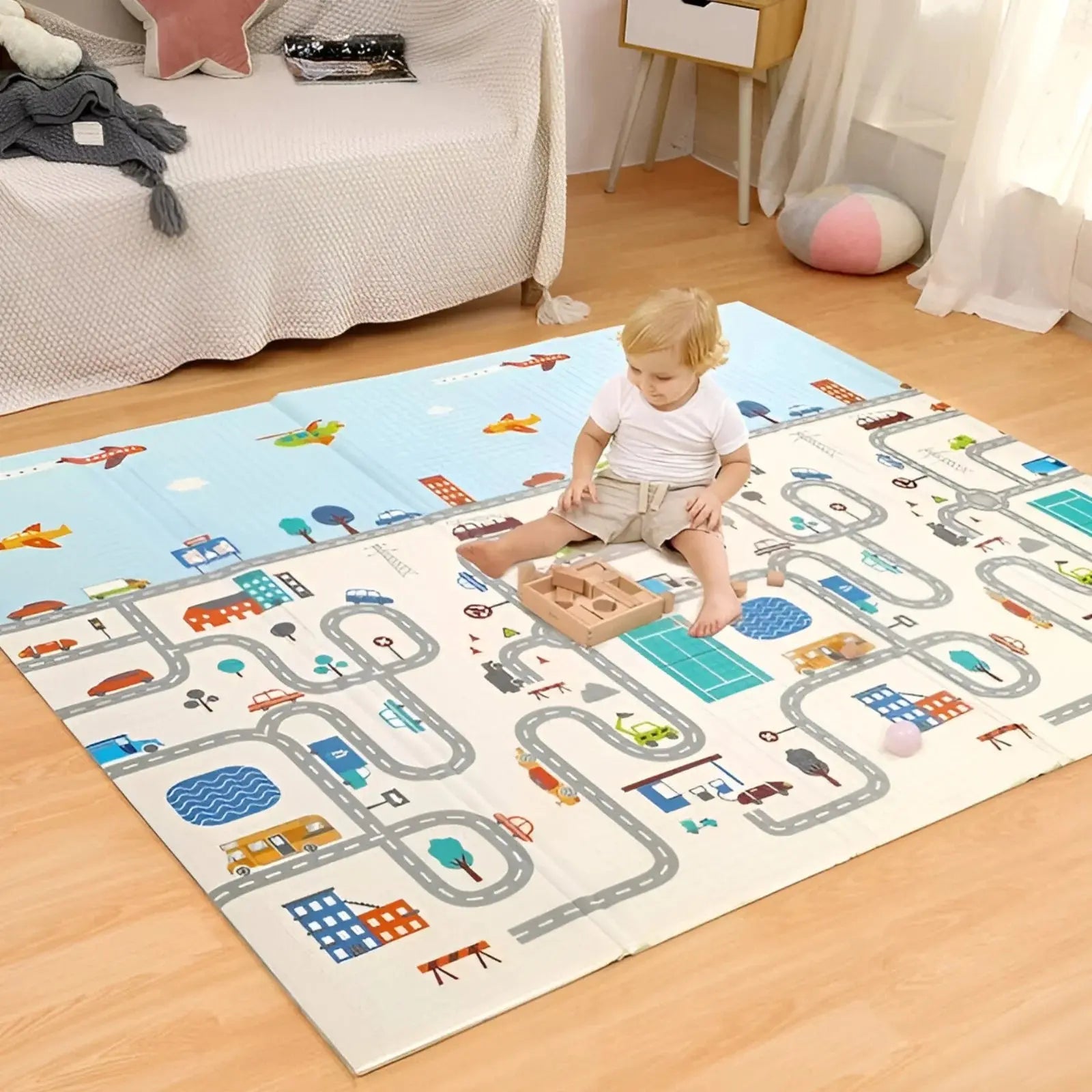 Foldable_Baby_Crawling_Play_Mat_- Baby Crawling Image