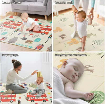 Buy Foldable Waterproof Baby Crawling Play Mat Qatar