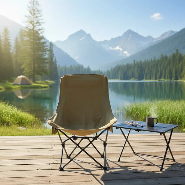 Folding Camping Moon Chair Camping & Outdoor Chair Qatar