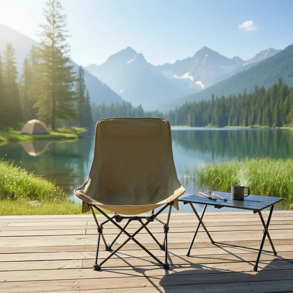 Folding Camping Moon Chair Camping & Outdoor Chair Qatar