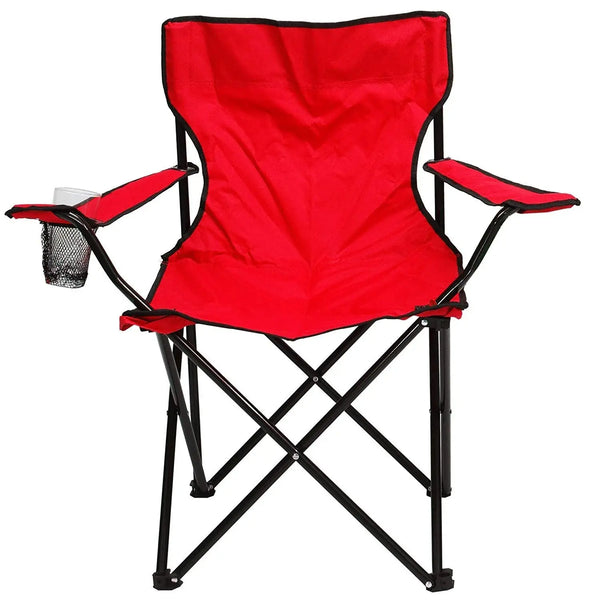Folding Camping & Outdoor Chair with Cup Holder-Portable Comfort Chair Scrollcart Qatar 