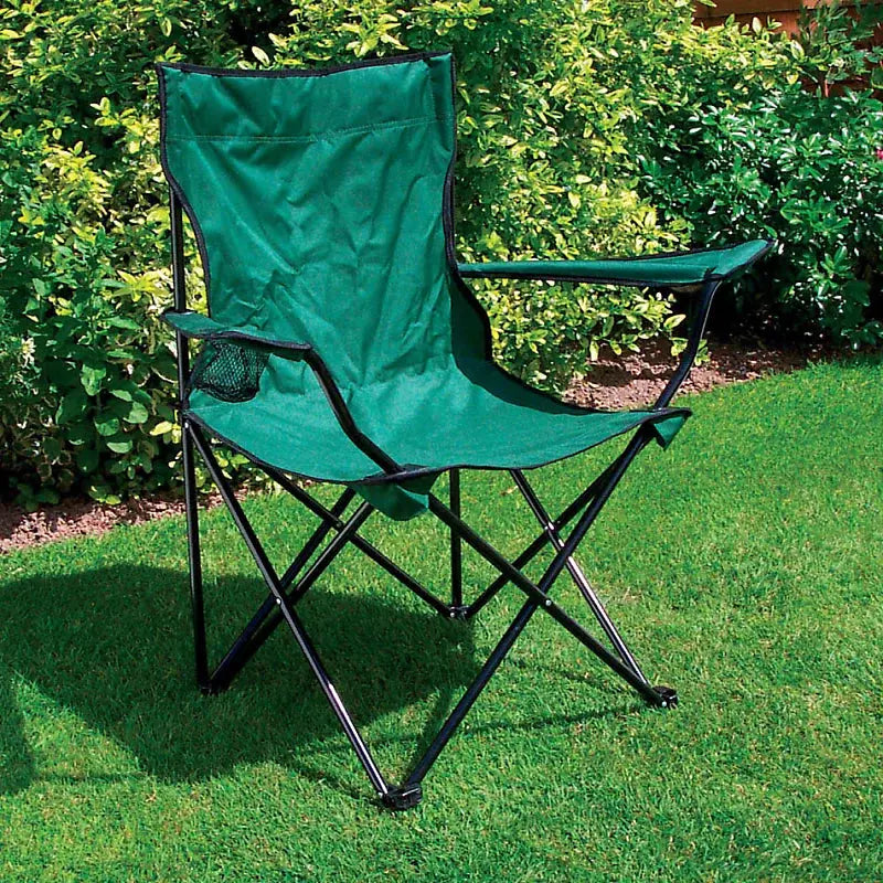 Folding Camping & Outdoor Chair with Cup Holder-Portable Comfort Chair Scrollcart Qatar 