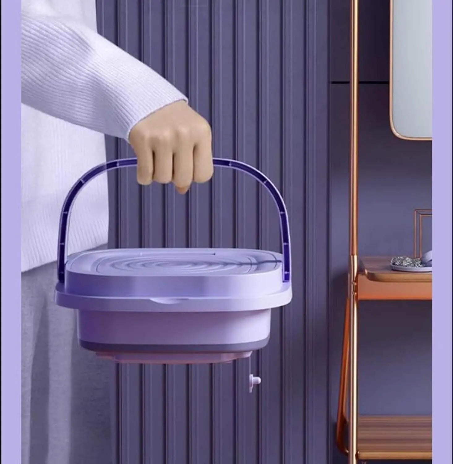 Portable Folding Washing Machine Mini Washer Doha Qatar
