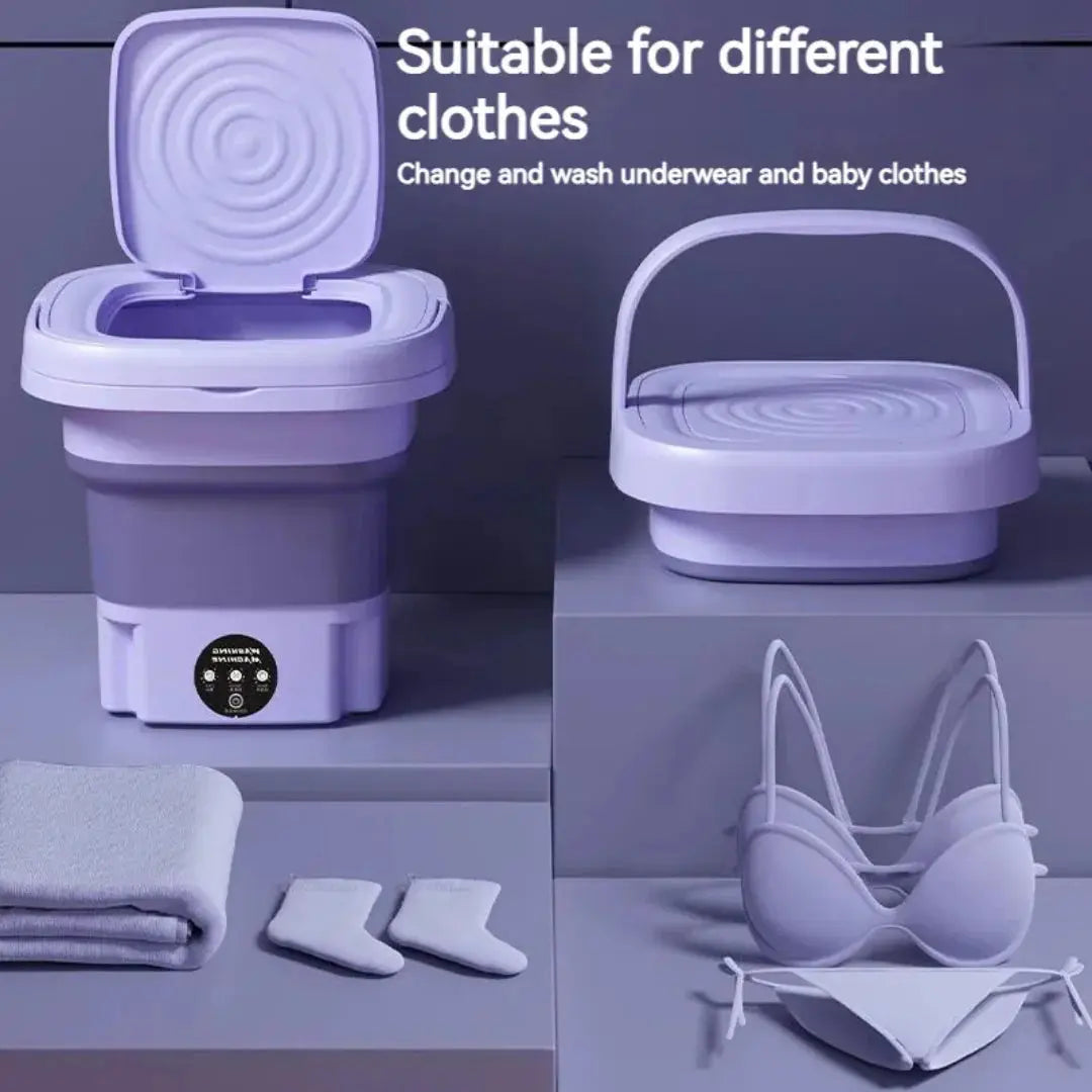 Portable Folding Washing Machine Mini Washer Doha Qatar
