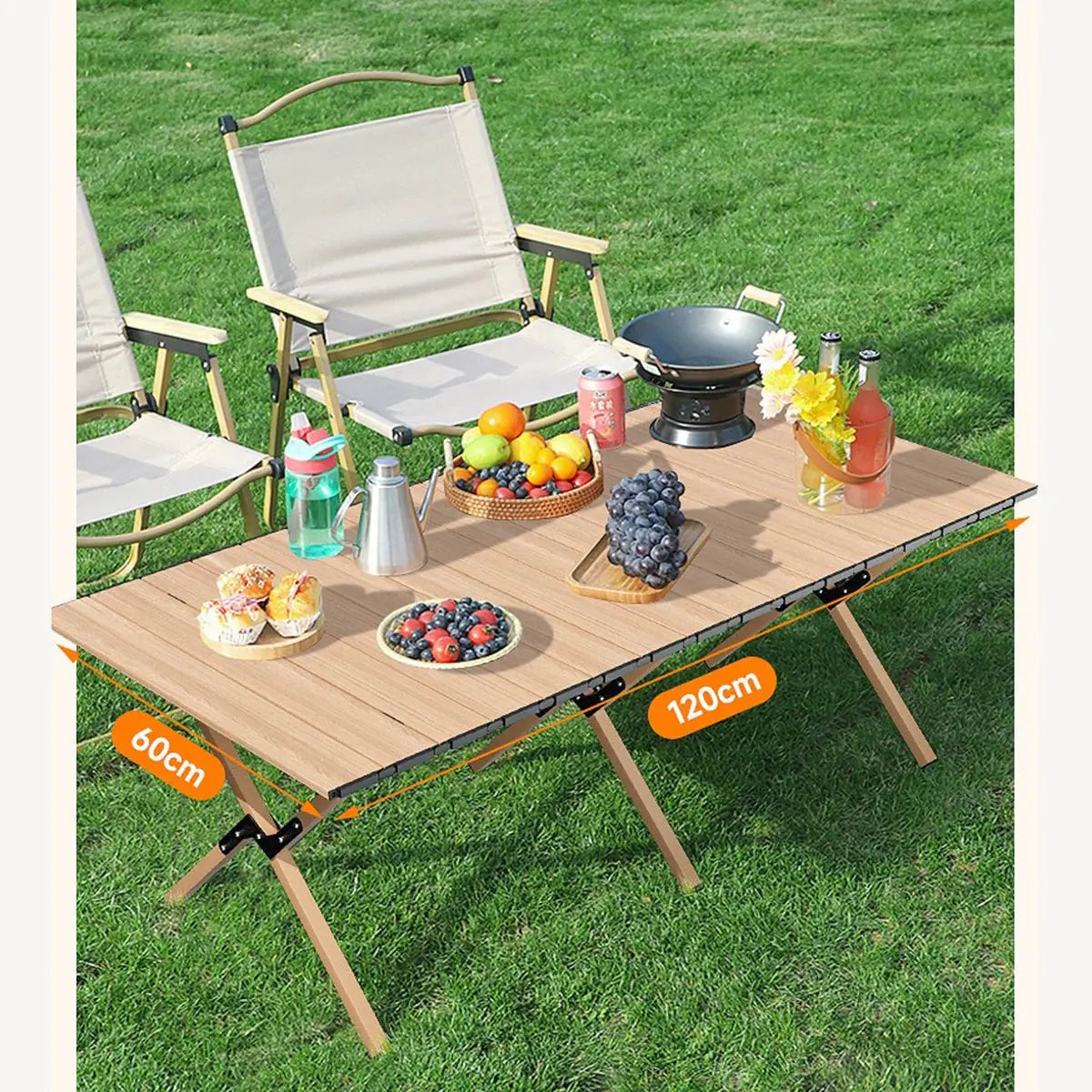 Folding Chair and Table Set  - table