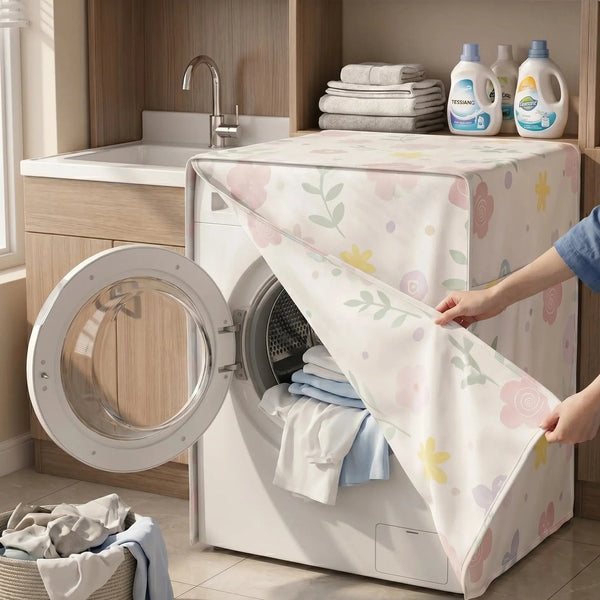 Front Load Washing Machine Cover — Waterproof & Dustproof Protective Shield Scrollcart Qatar 