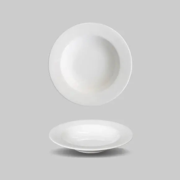 Gastro White Deep Plate 23cm – FL-23-CK Scrollcart Qatar 