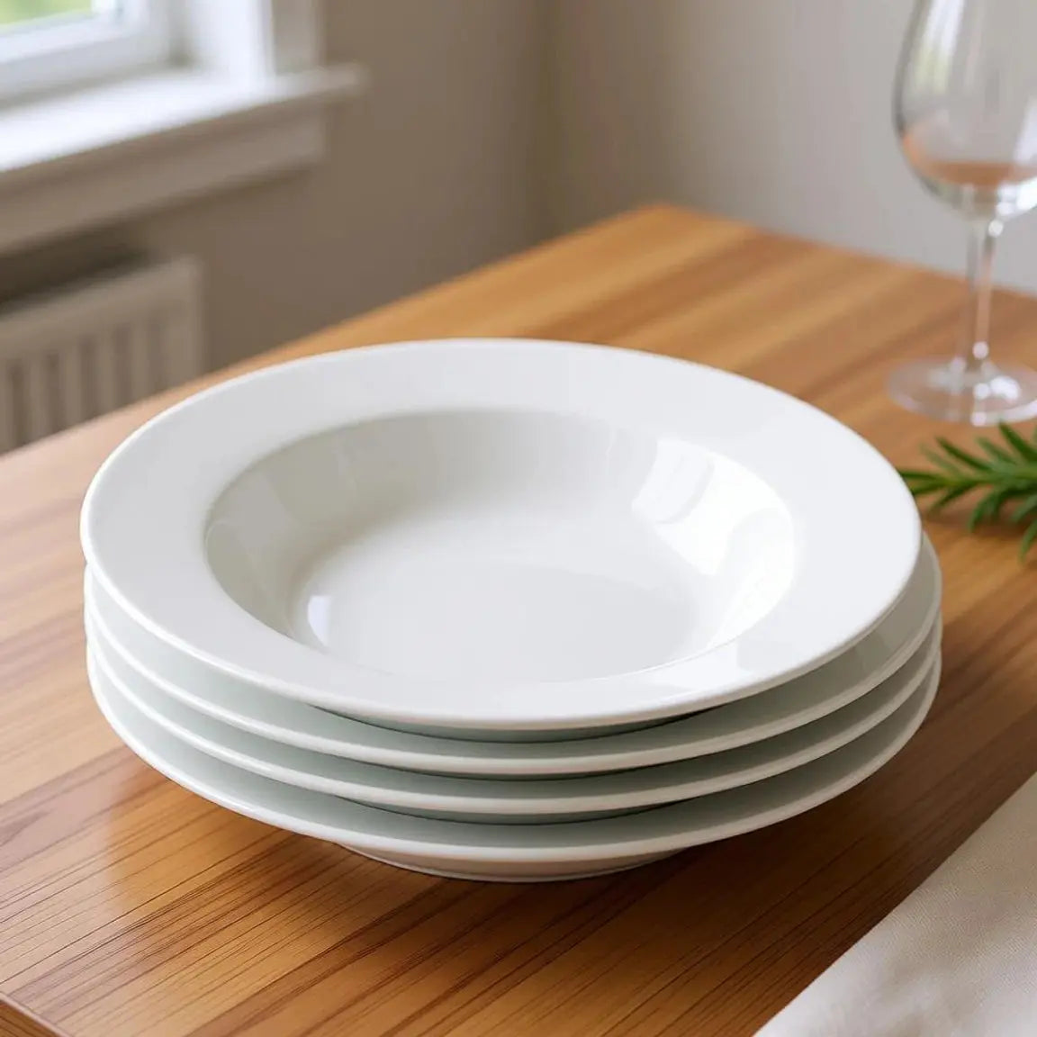 Gastro White Deep Plate 23cm – FL-23-CK Scrollcart Qatar 
