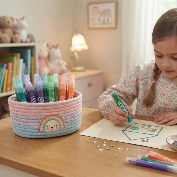Glitter Glue Pens Pack of 10 – Craft Glue for Kids & DIY Art Scrollcart Qatar 