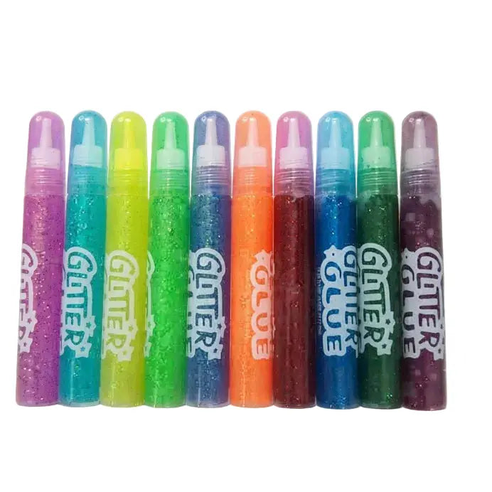 Glitter Glue Pens Pack of 10 – Craft Glue for Kids & DIY Art Scrollcart Qatar 