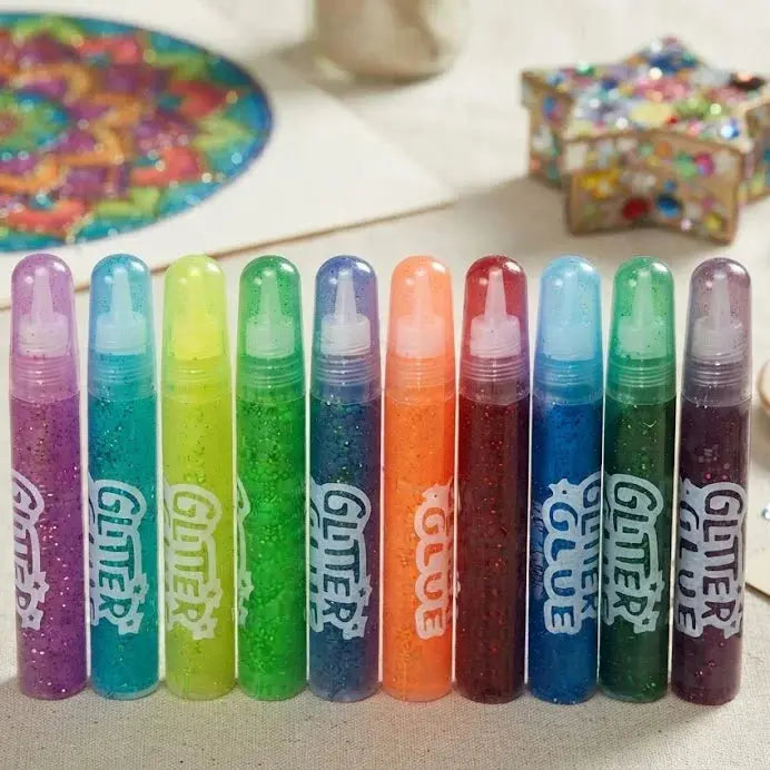 Glitter Glue Pens Pack of 10 – Craft Glue for Kids & DIY Art Scrollcart Qatar 