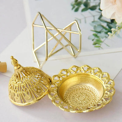 Gold Metal Incense Burner – Aromatherapy Holder Qatar
