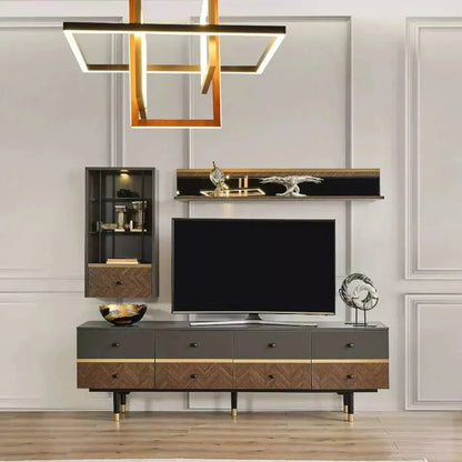 Grand Wall TV Unit - Premium Stand Qatar