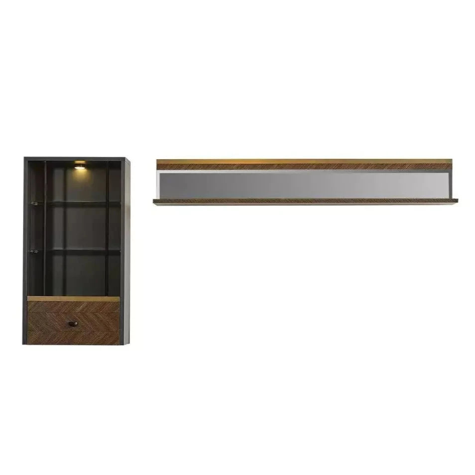 Grand Wall TV Unit - Premium Stand Scrollcart Qatar with white background