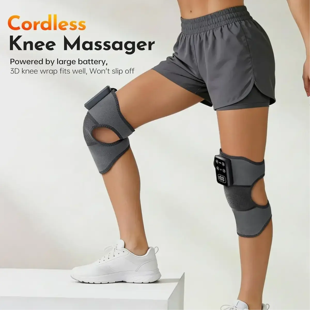 Green Lion 3-in-1 Cordless Heated Knee Massager Doha Qatar