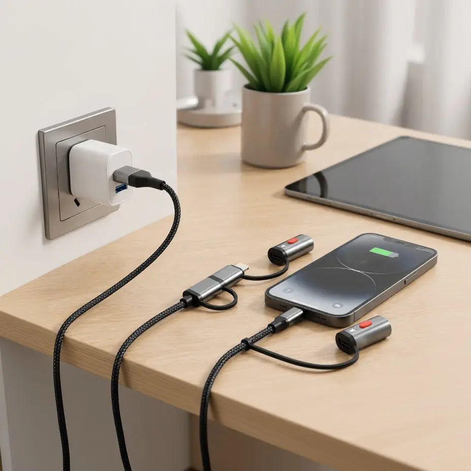 Green Lion 6-in-1 60W Cable with Lighter & LED Doha Qatar