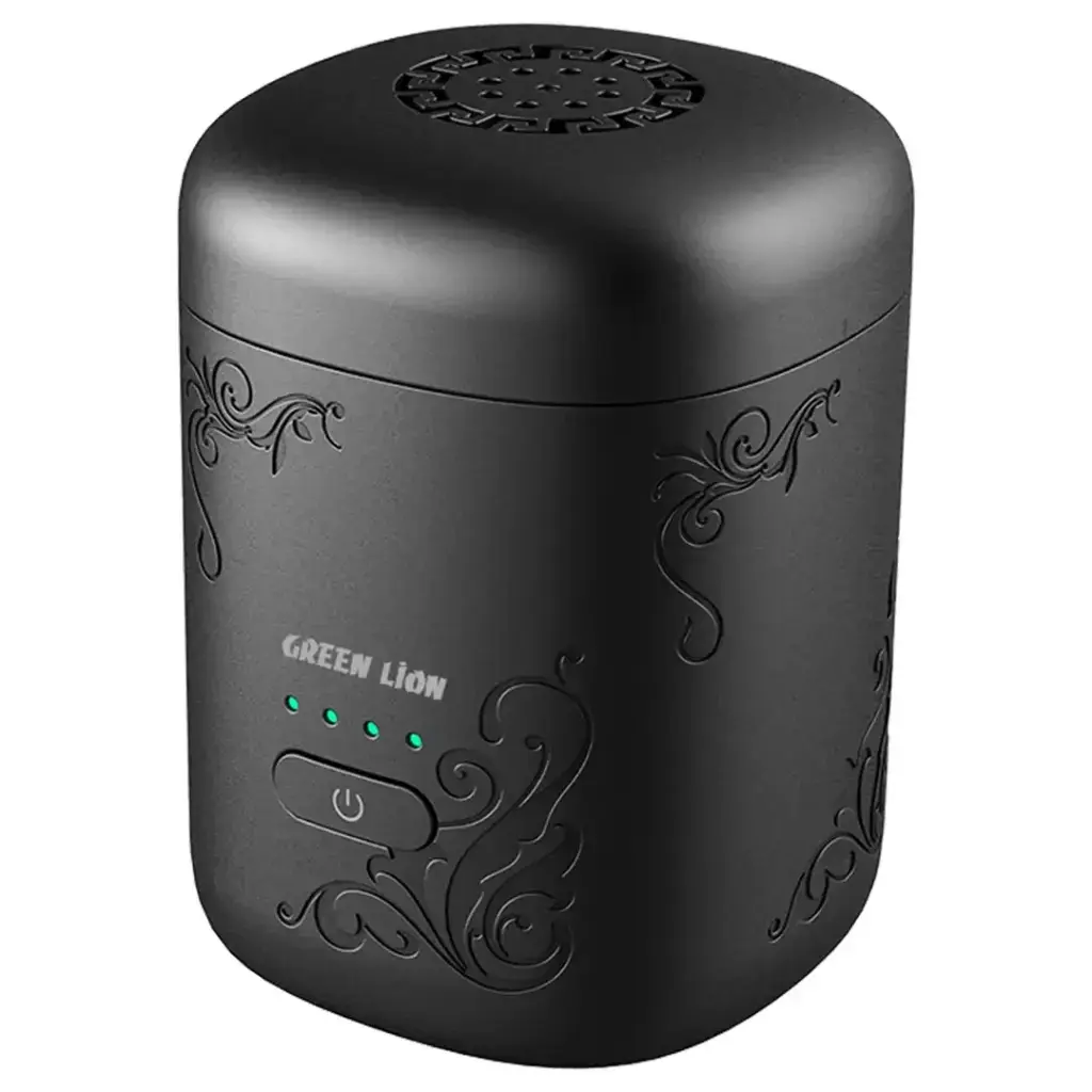 Green Lion Aseel Bakhour Burner (GBR-36) – Black Doha Qatar