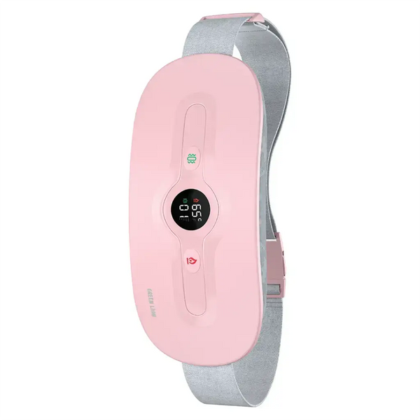 Green Lion Bloom Heat menstrual heating pad pink for period pain relief in Doha Qatar