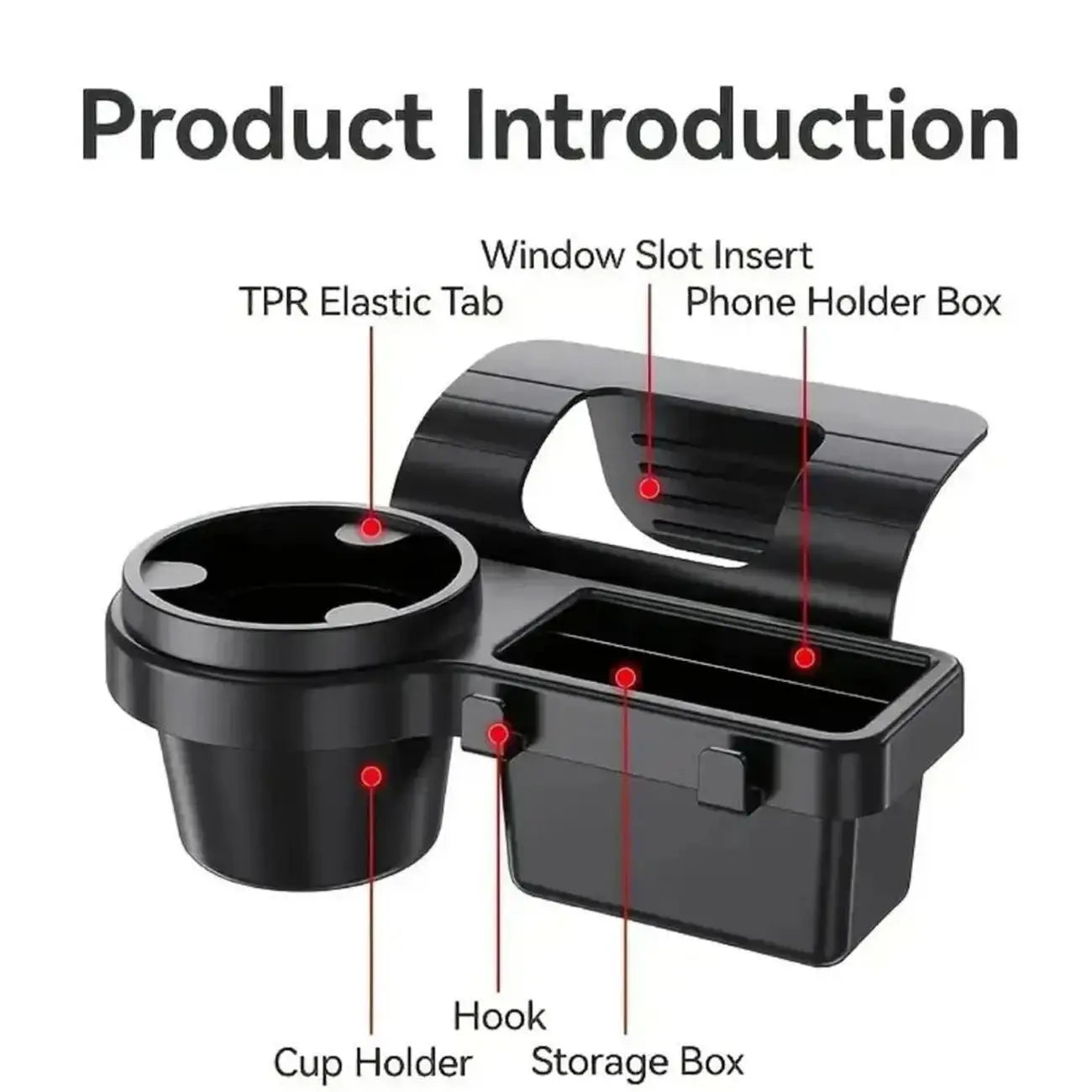 Green Lion Car Window Organizer Black | Scrollcart Qatar