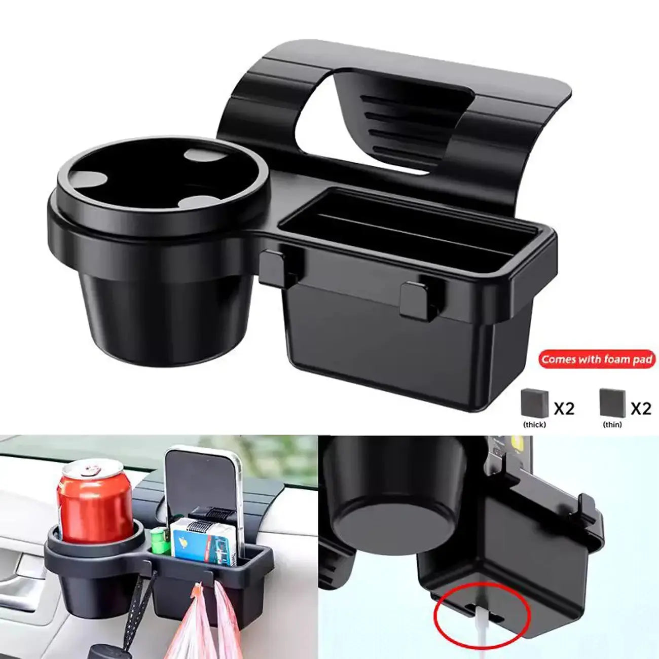 Green Lion Car Window Organizer Black | Scrollcart Qatar