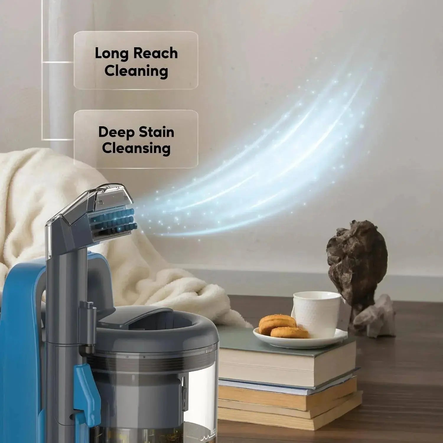 Green Lion Carpet Cleaner Pro 600W - 15kPa Powerful Suction - Dual Water Tank Qstar 