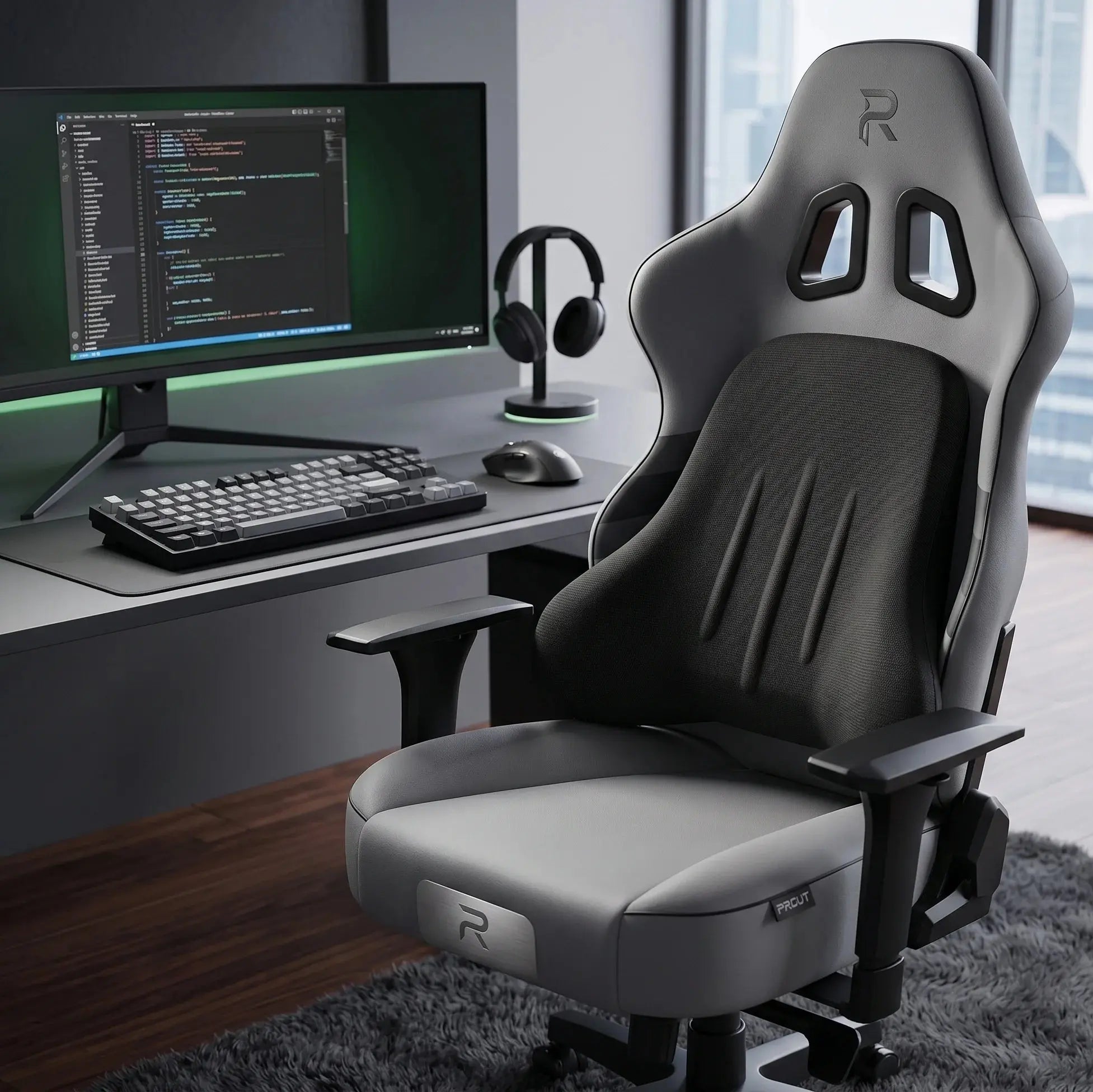 Green Lion Comfort Mate Seat Cushion -Black Scrollcart Qatar 