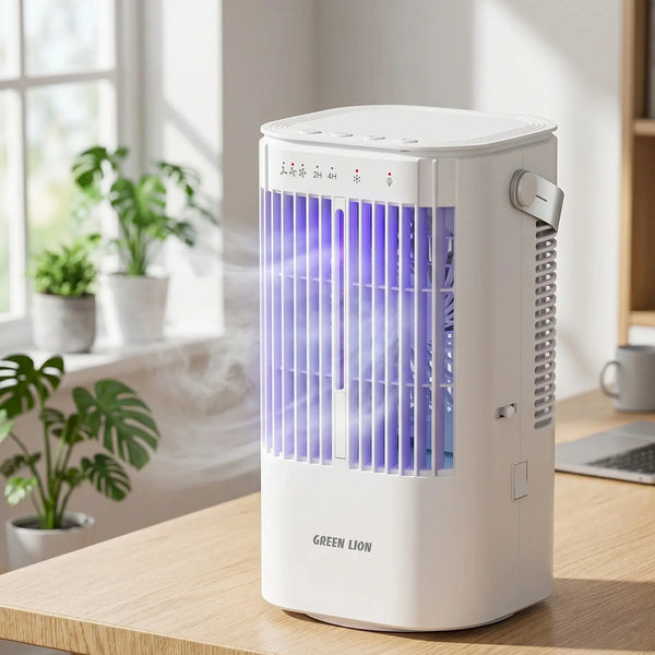 Green Lion Compact Air Cooler Fan with 900mL Tank Scrollcart Qatar 