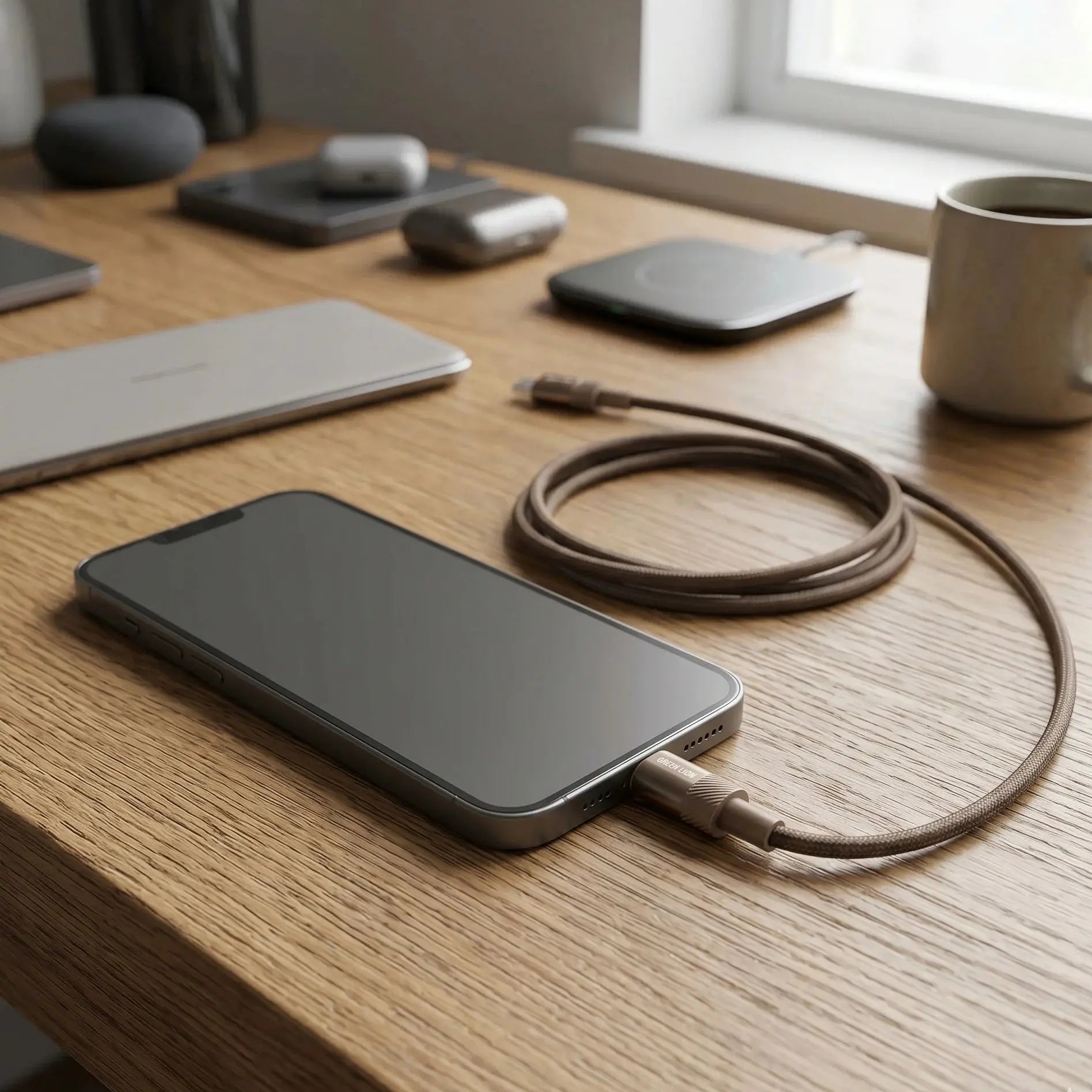 Green Lion Desert Spark 30W USB-C to Lightning Doha Qatar
