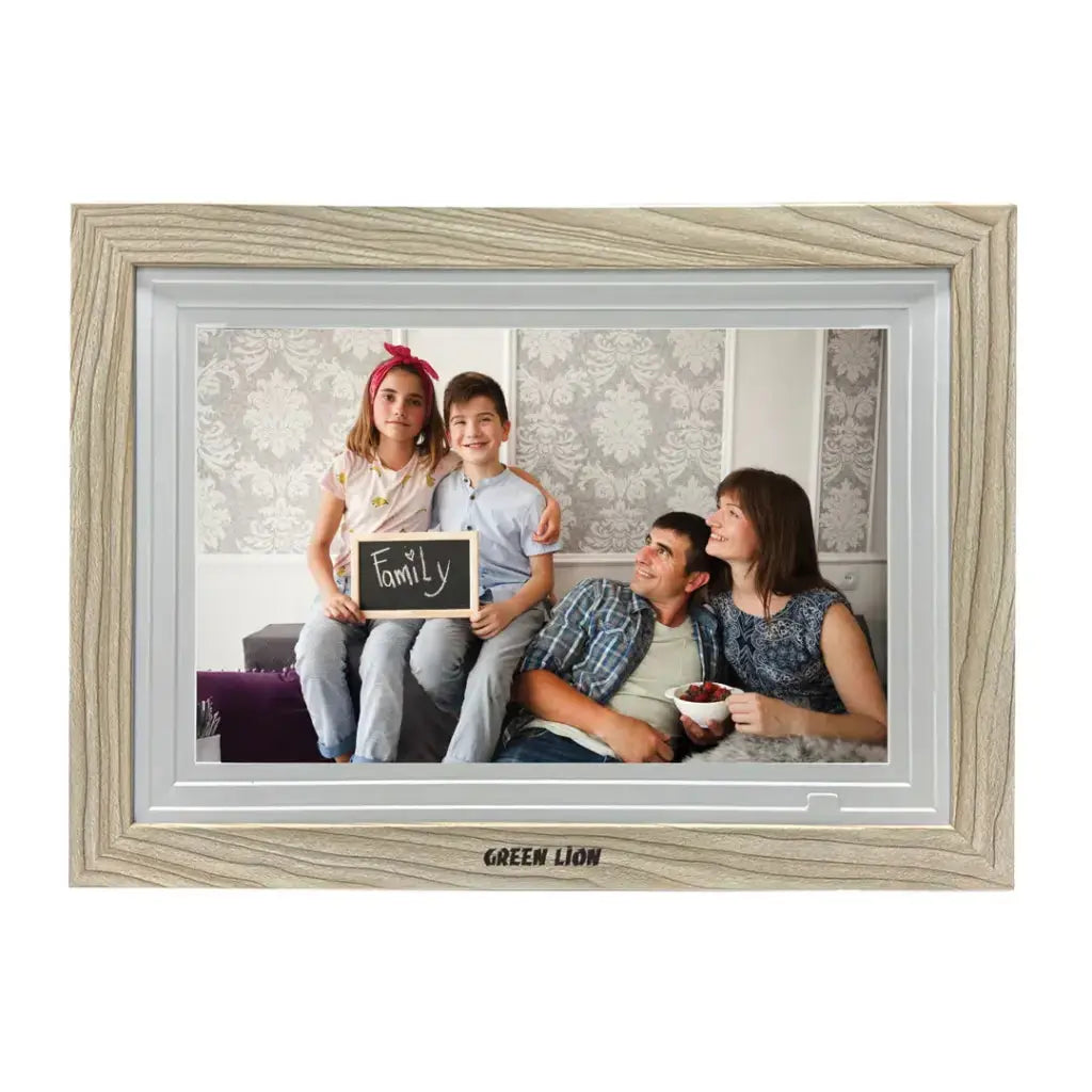 Green Lion 10.1” Digital Picture Frame-Wooden Finish Qatar