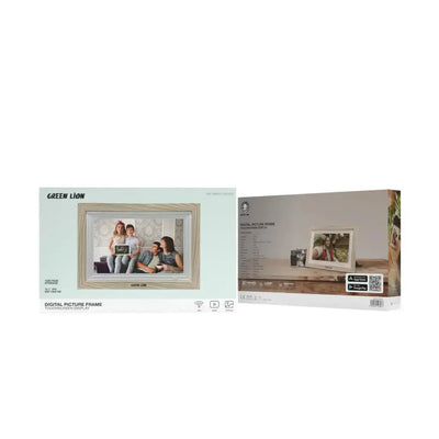 Green Lion 10.1” Digital Picture Frame-Wooden Finish Qatar