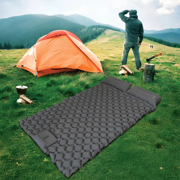 Green Lion Double Premium Inflatable Air Bed Camping Mattress Scrollcart Qatar 