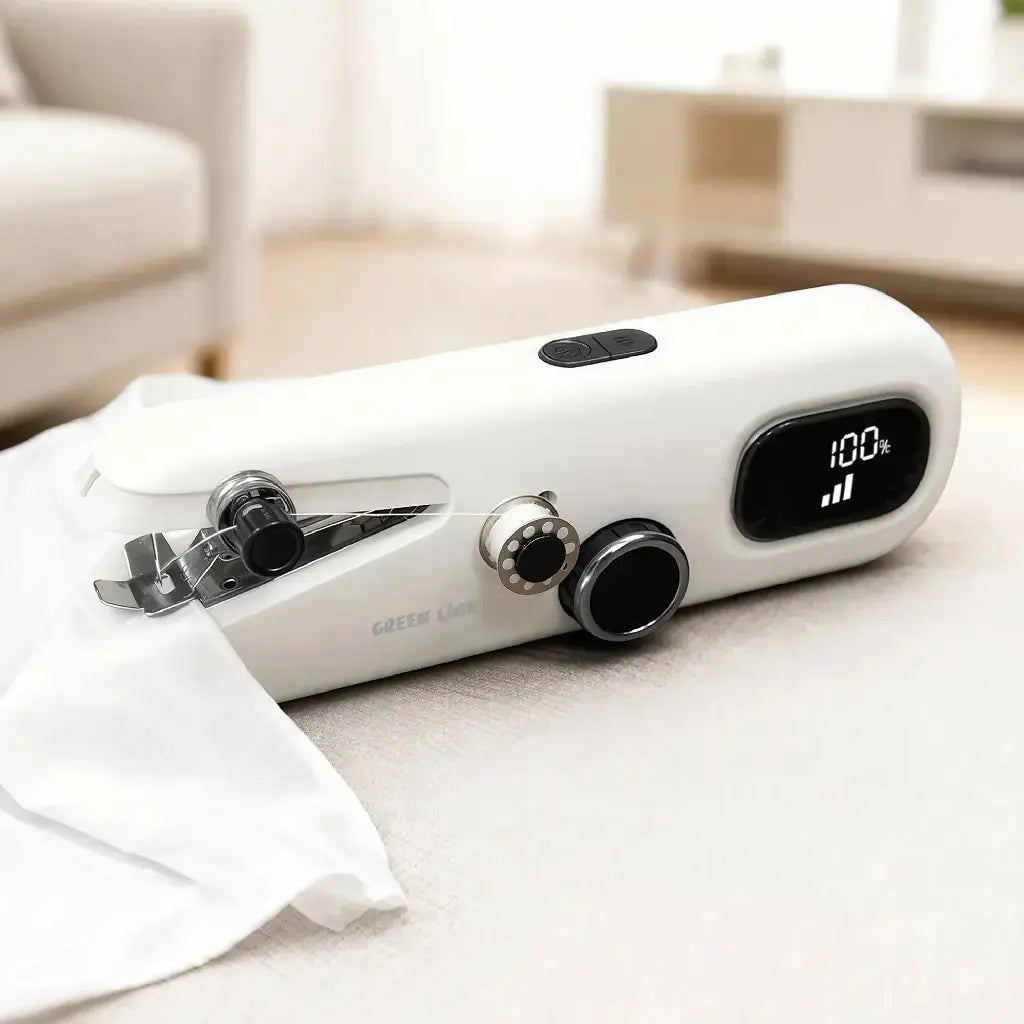 Green Lion Handheld Sewing Machine 2000mAh Scrollcart Qatar 