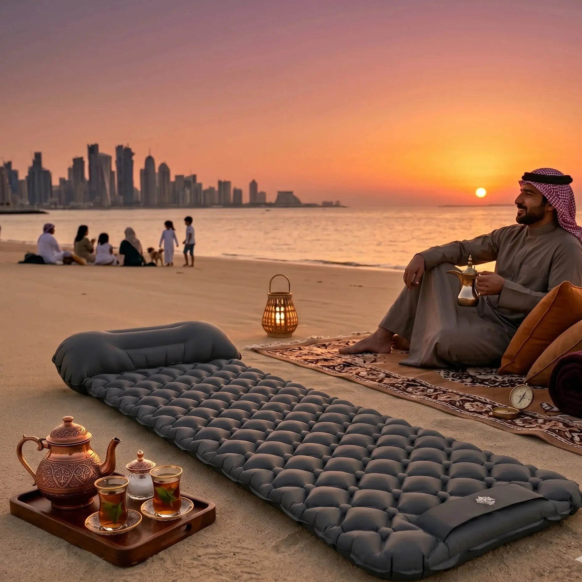 Green Lion Inflatable Air Mattress -GM7-180 Scrollcart Qatar 