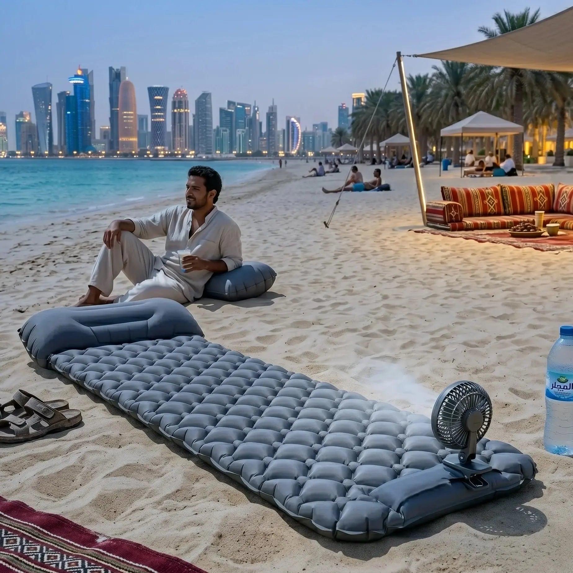 Green Lion Inflatable Air Mattress -GM7-180 Scrollcart Qatar 