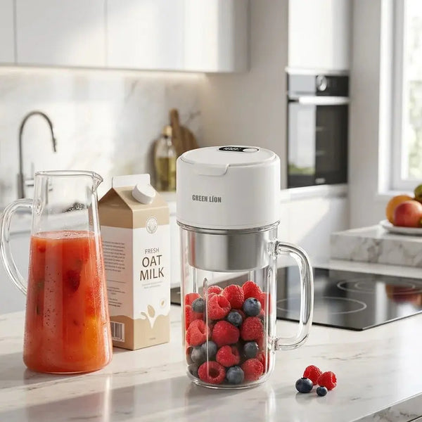 Green Lion Portable Blender Mug 2-400mL Scrollcart Qatar 