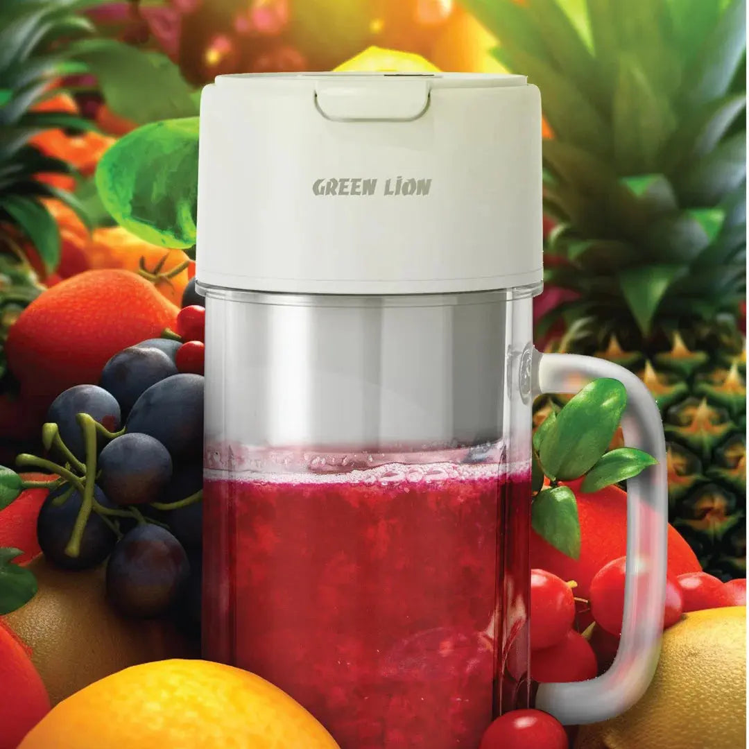 Green Lion Portable Blender Mug 2-400mL Scrollcart Qatar 