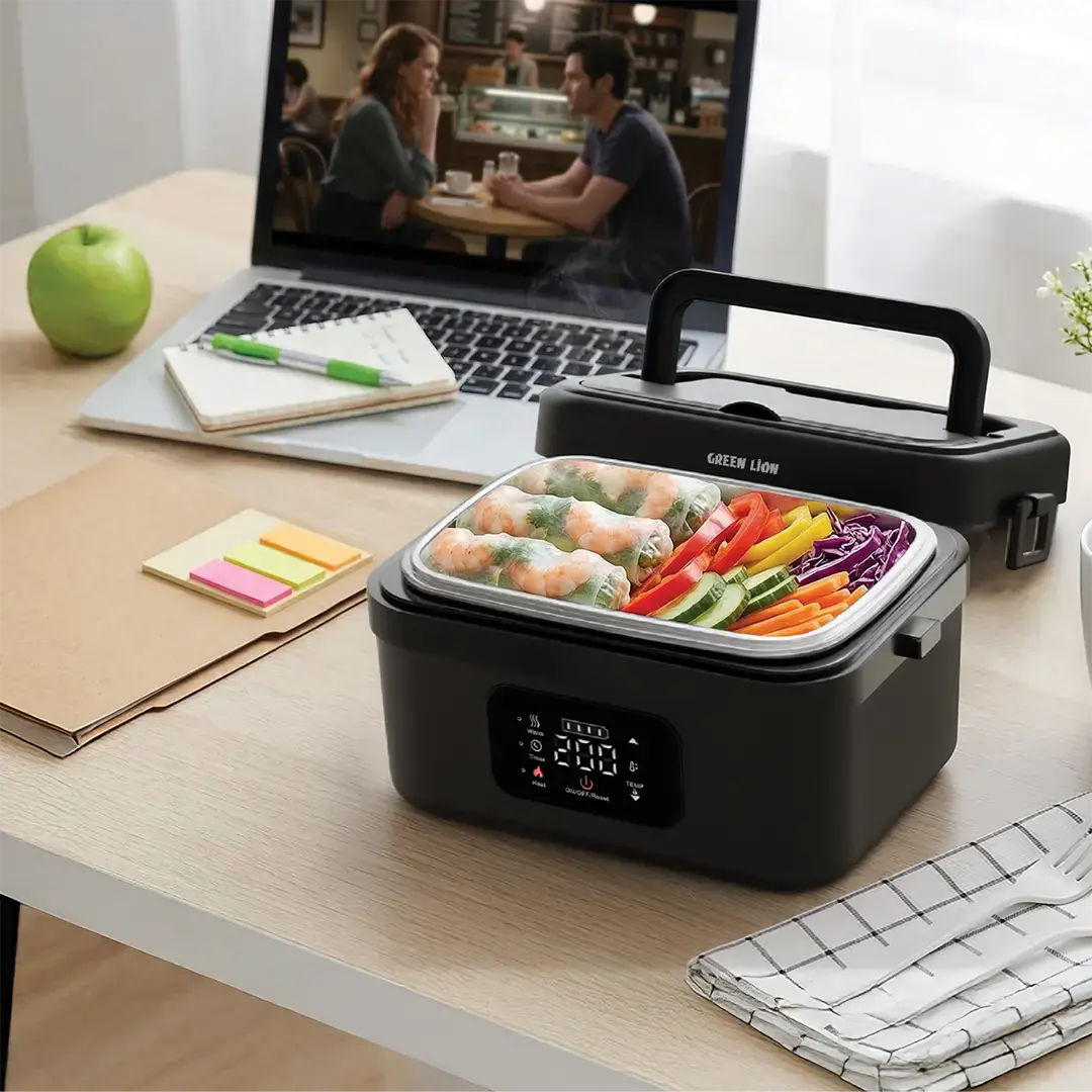 Green Lion Electric Lunch Box 1L USB Rechargeable Qatar