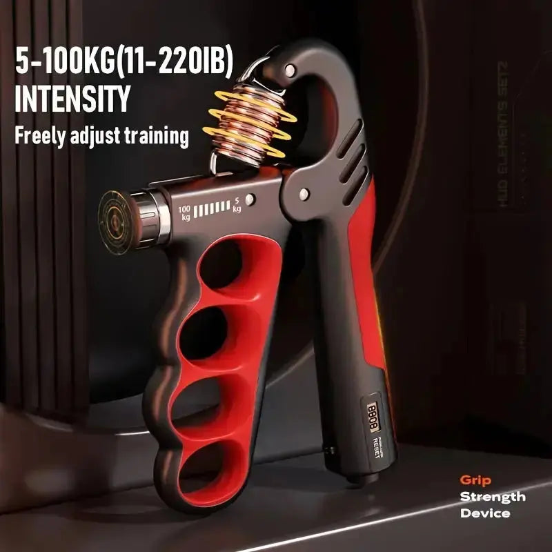 Green Lion Portable Hand Grip Strengthener with Counter (5–100kg / 11–220 lbs) Scrollcart Qatar 